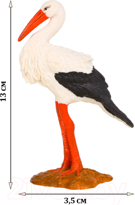 Фигурка коллекционная Masai Mara Мир диких животных. Птица аист / MM211-152