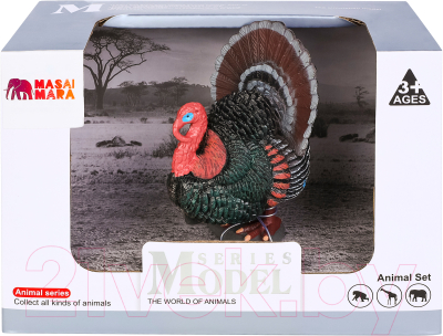 Фигурка коллекционная Masai Mara На ферме. Птица индюк / MM211-158