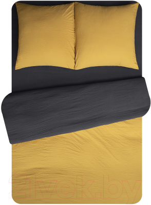 Комплект постельного белья Amore Mio Мако-сатин Гелиодор Микрофибра 1.5сп / 29054 (многоцветный)