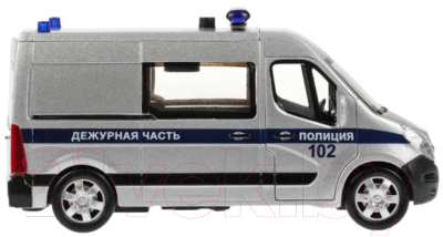 Автомобиль игрушечный Технопарк Renault Master Полиция / MASTER-14SLPOL-SR