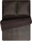 Комплект постельного белья Amore Mio Мако-сатин Shine Crown BR Микрофибра 1.5сп / 33958 (коричневый) - 
