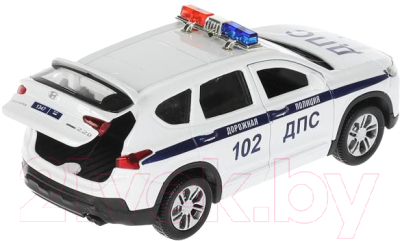 Автомобиль игрушечный Технопарк Hyundai Santafe Полиция / SANTAFE2-12SLPOL-WH