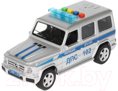Изображение товара Автомобиль игрушечный Технопарк Mercedes-Benz G-Class Полиция / GCLASS-21PLPOL-SR
