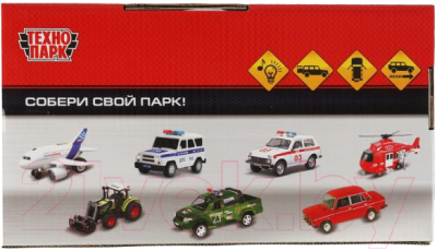 Изображение товара Автомобиль игрушечный Технопарк Mercedes-Benz G-Class Полиция / GCLASS-21PLPOL-SR