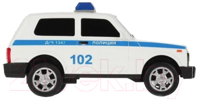 Автомобиль игрушечный Технопарк Lada 4x4 Urban Полиция / URBANBLACK-20PLPOL-WH