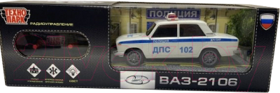 Радиоуправляемая игрушка Технопарк ВАЗ-2106 Полиция / VAZ2106-18L-POL-WH
