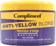 Маска для волос Compliment Anti-Yellow Blond Маска-уход для нейтрализации желтизны  (500мл) - 