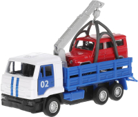 Набор игрушечной техники Технопарк Kamaz Эвакуатор/ SB-19-29-F-WB - 