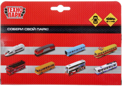 Автобус игрушечный Технопарк Автобус новый / SB-19-30-BU-WB