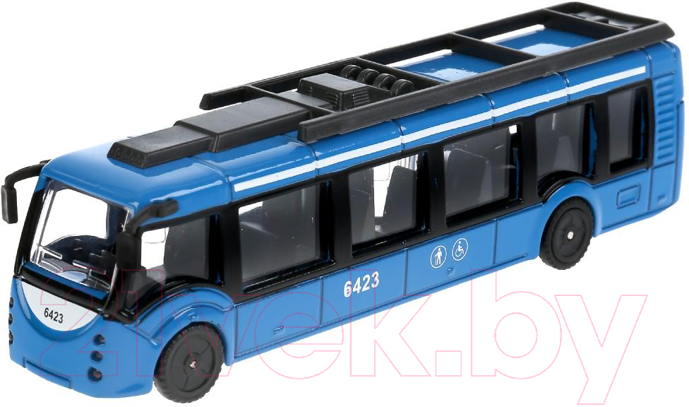 Автобус игрушечный Технопарк Автобус новый / SB-19-30-BU-WB