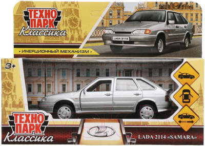Автомобиль игрушечный Технопарк Lada-2114 Samara / 2114-12-SR