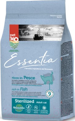 Сухой корм для кошек Pet360 Essentia Sterilized Adult с рыбой / 105015 (1.5кг)