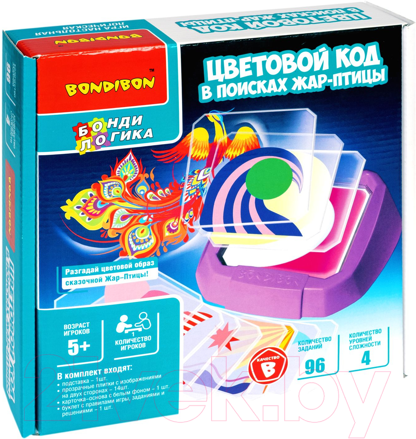 Развивающая игра Bondibon Цветовой код. В поисках жар-птицы / ВВ5084 — фото 1