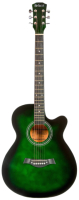Акустическая гитара Belucci BC4010 GR (зелёный) - 