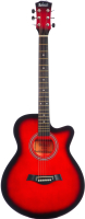 Акустическая гитара Belucci BC4010 RDS (красный) - 