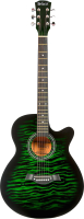 Акустическая гитара Belucci BC4030 GR (зеленый полосатый) - 