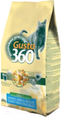 Сухой корм для кошек Pet360 Best Breeder 360 Gusto Adult с лососем и тунцом / 102675 (20кг)
