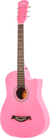 Акустическая гитара Belucci BC-C38 PI (розовый) - 
