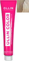 Крем-краска для волос Ollin Professional Color перманентная 10/1  (60мл, светлый блондин пепельный) - 