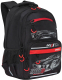 Миниатюра изображения товара Школьный рюкзак Grizzly RB-254-1 (черный/красный)