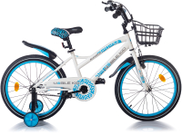 Детский велосипед Mobile Kid Slender 20 (белый/синий) - 