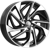 

Литой диск K&K, КС883 Tiguan 18x7" 5x112мм DIA 66.6мм ET 43мм Алмаз черный
