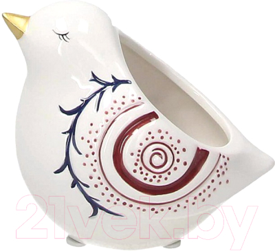 Ваза Andrea Fontebasso Ceramic Anacu Птица со спиралью / CK1VB552315
