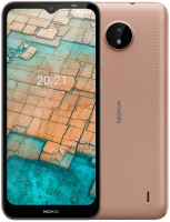 Смартфон Nokia C20 2GB/32GB DS / TA-1352 (песочный) - 