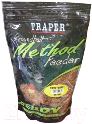 Прикормка рыболовная Traper Method Feeder Ready мед / 896 (750гр)