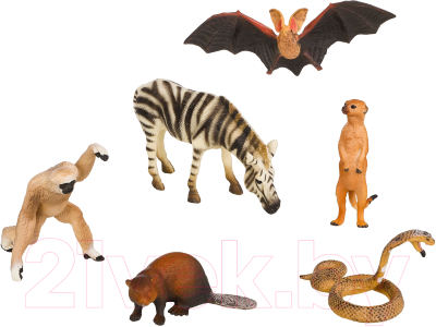 Набор фигурок коллекционных Masai Mara Мир диких животных / MM211-216