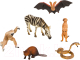 Набор фигурок коллекционных Masai Mara Мир диких животных / MM211-216 - 