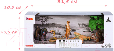 Набор фигурок коллекционных Masai Mara Мир диких животных / MM211-218