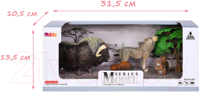 Набор фигурок коллекционных Masai Mara Мир диких животных / MM211-219