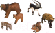 Набор фигурок коллекционных Masai Mara Мир диких животных / MM211-221 - 