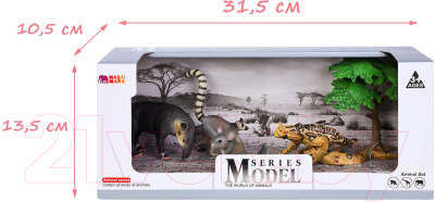 Набор фигурок коллекционных Masai Mara Мир диких животных / MM211-222