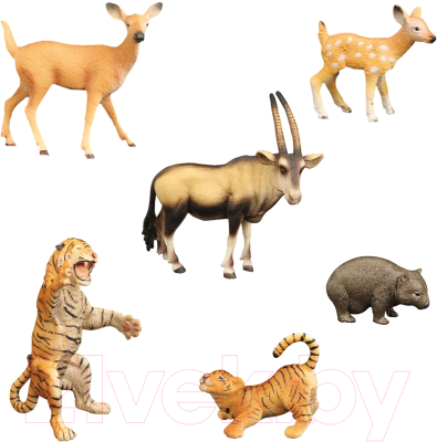 Набор фигурок коллекционных Masai Mara Мир диких животных / MM211-224
