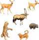 Набор фигурок коллекционных Masai Mara Мир диких животных / MM211-224 - 