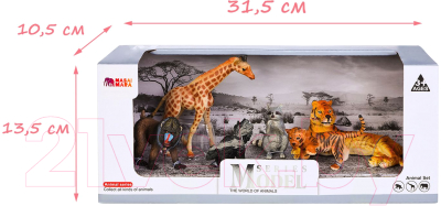 Набор фигурок коллекционных Masai Mara Мир диких животных / MM211-225