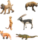 Набор фигурок коллекционных Masai Mara Мир диких животных / MM211-228 - 