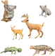 Набор фигурок коллекционных Masai Mara Мир диких животных / MM211-230 - 