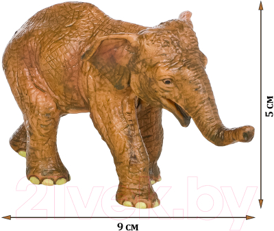 Набор фигурок коллекционных Masai Mara Мир диких животных. Семья слонов / MM211-232