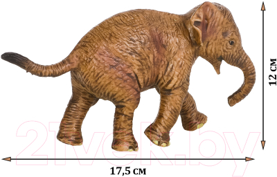 Набор фигурок коллекционных Masai Mara Мир диких животных. Семья слонов / MM211-232