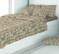 

Комплект постельного белья Amore Mio, Eco Cotton Combo London 1.5сп / 25752