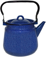 Чайник СтальЭмаль 2с26 (синий с зерном) - 