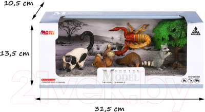 Набор фигурок коллекционных Masai Mara Мир диких животных / MM211-244