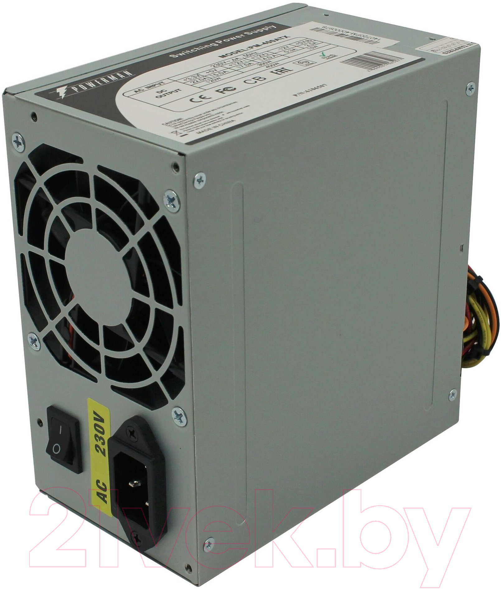 Блок питания для компьютера PowerMan PM-400ATX