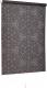 Рулонная штора Delfa Сантайм Металлик Принт СРШП-05В 7592 (57x170, шоколад) - 
