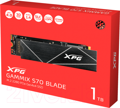 SSD диск A-data XPG Gammix S70 Blade 1TB (AGAMMIXS70B-1T-CS)