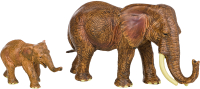 Набор фигурок коллекционных Masai Mara Мир диких животных. Семья слонов / MM211-205 - 