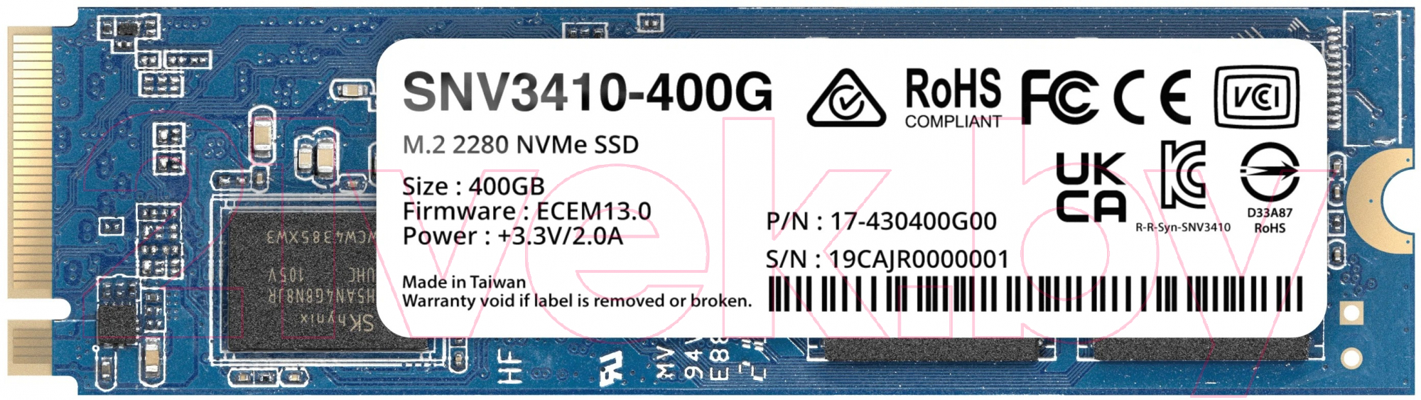 SSD диск Synology 400GB (SNV3410-400G)